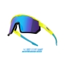 brýle F DRIFT fluo-černé,modré kontrast. revo sklo
