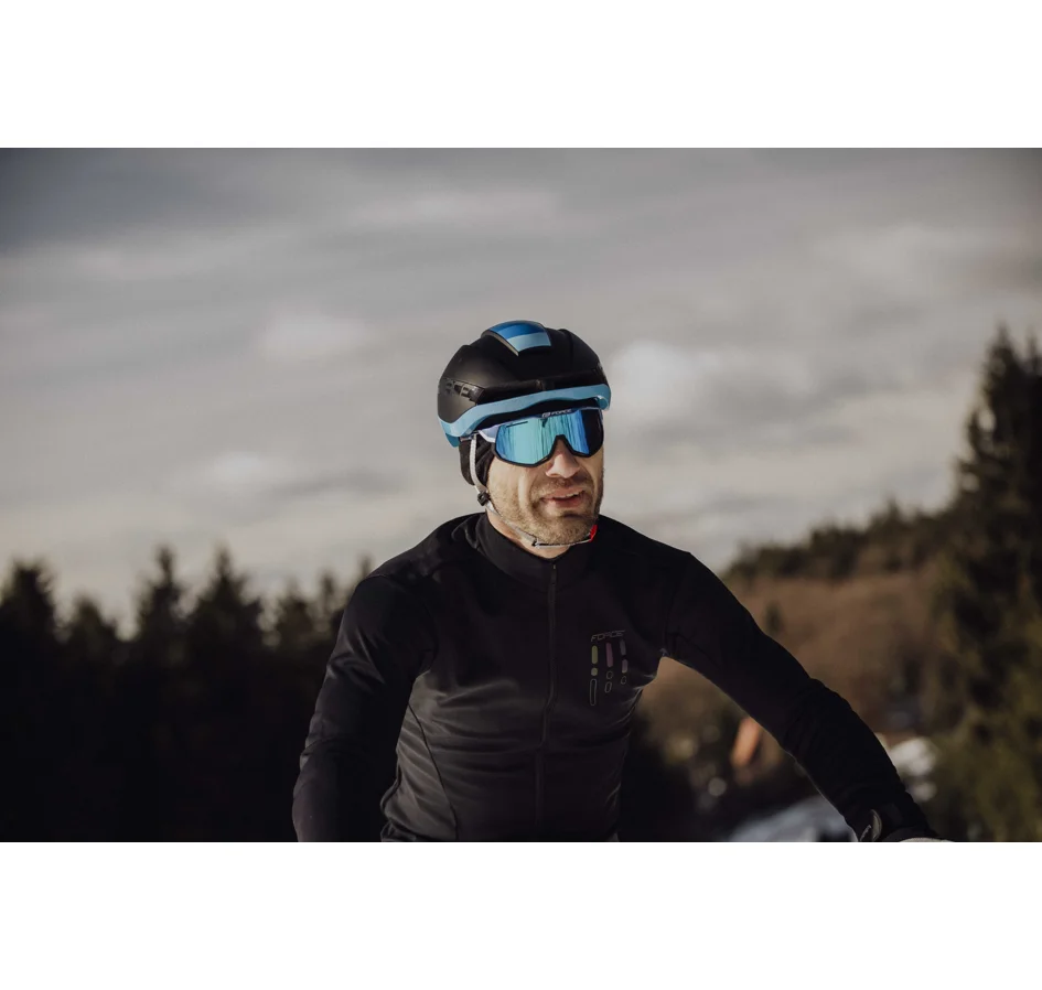 brýle FORCE ATTIC fial.-modré,modré zrc. sklo