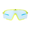 brýle FORCE CYCLONE fluo,modré foto. sklo