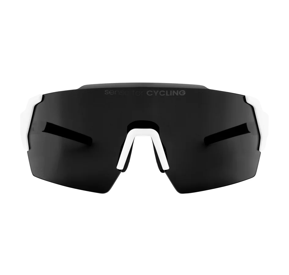 brýle FORCE ELECTRA bílé, černé zrc. sklo