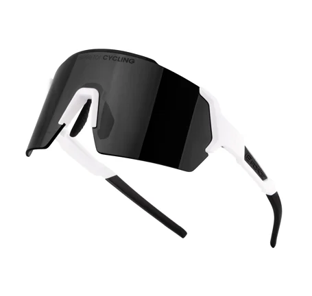 brýle FORCE ELECTRA bílé, černé zrc. sklo