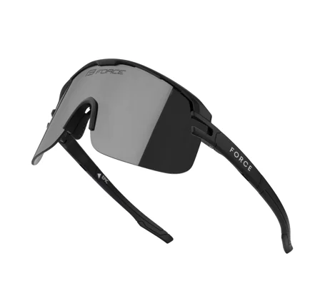 brýle FORCE EPIC, černé, černé zrc. sklo