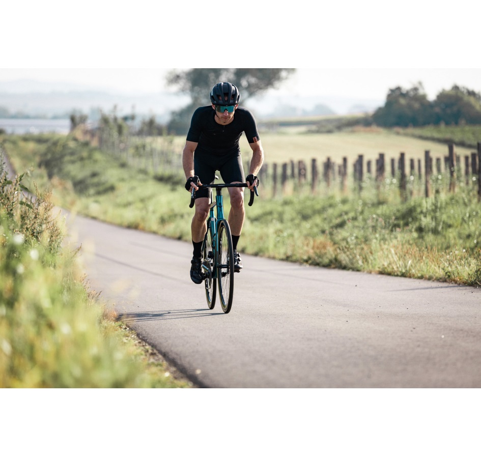 brýle FORCE EPIC, černé, modré zrc. sklo