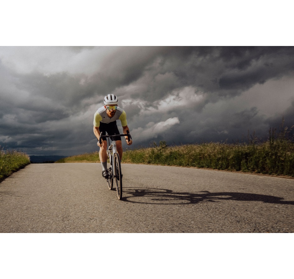 brýle FORCE GLARE bílé, žluté zrc. sklo