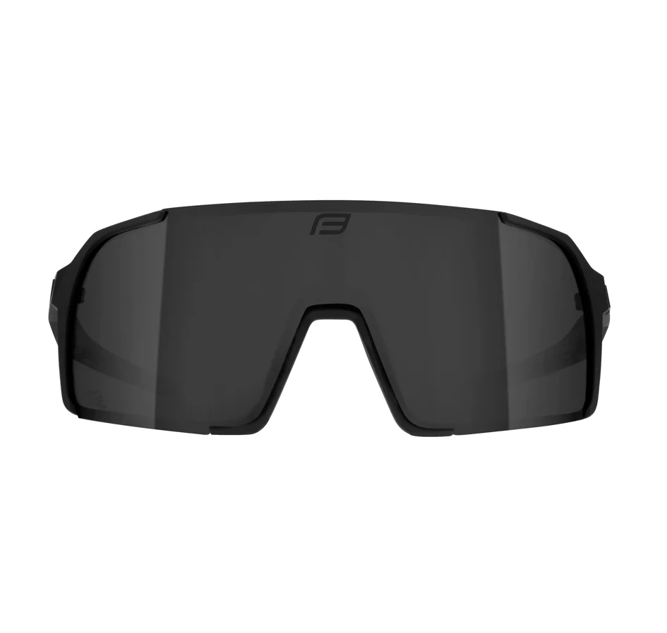 brýle FORCE GLARE černé, černé zrc. sklo