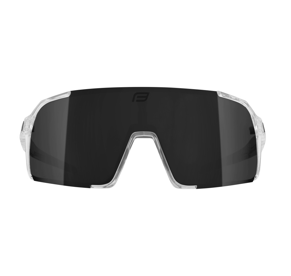 brýle FORCE GLARE transparentní, černé zrc. sklo