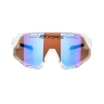 brýle FORCE GRIP bílé, fialové kontrast. sklo