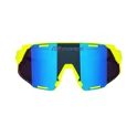 brýle FORCE GRIP fluo, modré revo sklo