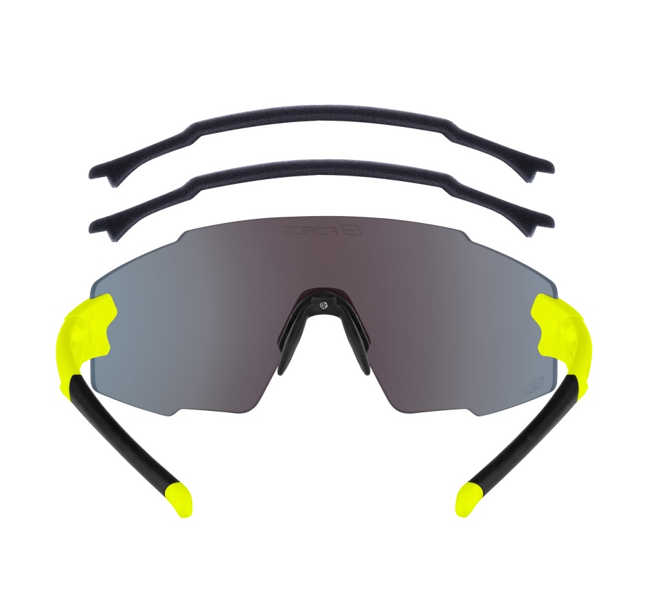 brýle FORCE MANTRA fluo, modré zrc. sklo