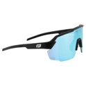 brýle FORCE PULSE černé, modré zrc. sklo