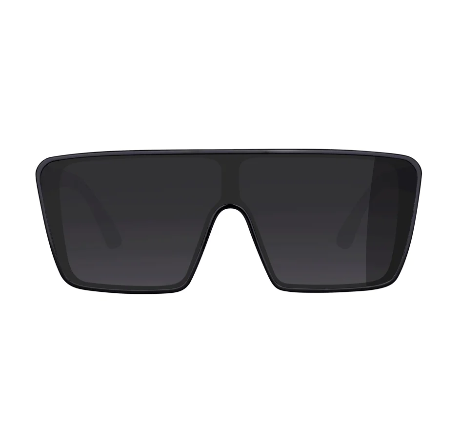 brýle FORCE SCOPE, černé mat-lesk, černé sklo