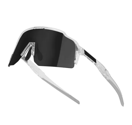 brýle FORCE STRIVE transparentní, černé zrc. sklo