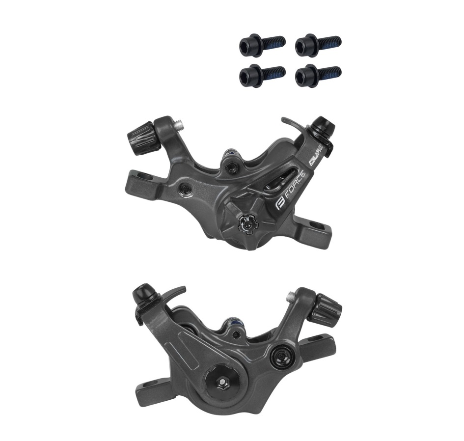 brzdové třmeny FORCE DUAL MTB mechanické, černé