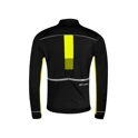 bunda F FROST KID softshell, černo-fluo