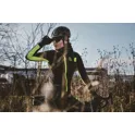 bunda F FROST LADY softshell zimní, černo-fluo