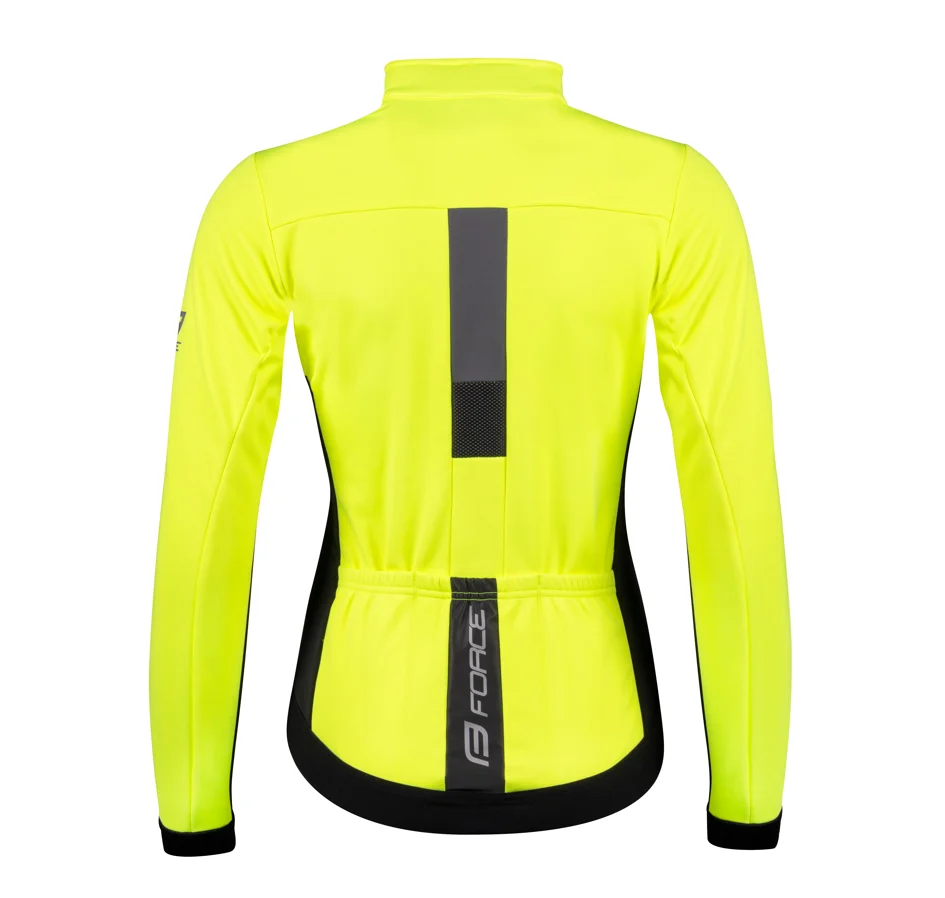 bunda F FROST LADY softshell zimní, fluo-černá