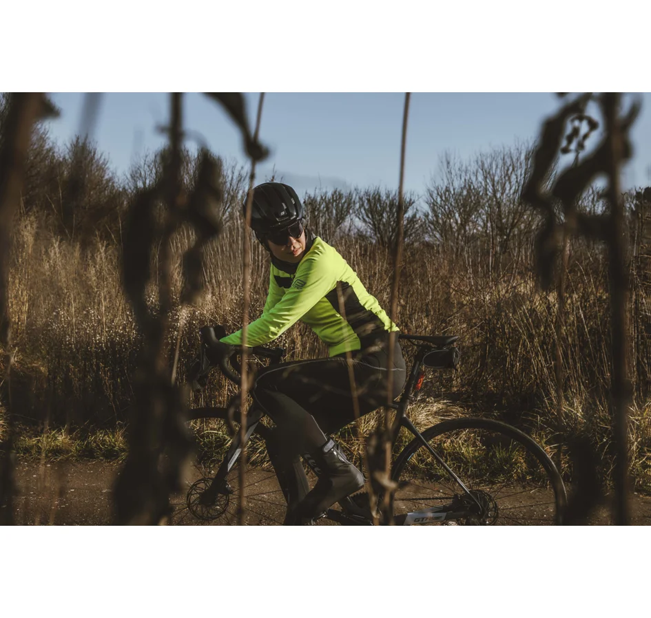 bunda F FROST LADY softshell zimní, fluo-černá