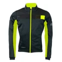 bunda F FROST softshell zimní, černo-fluo L