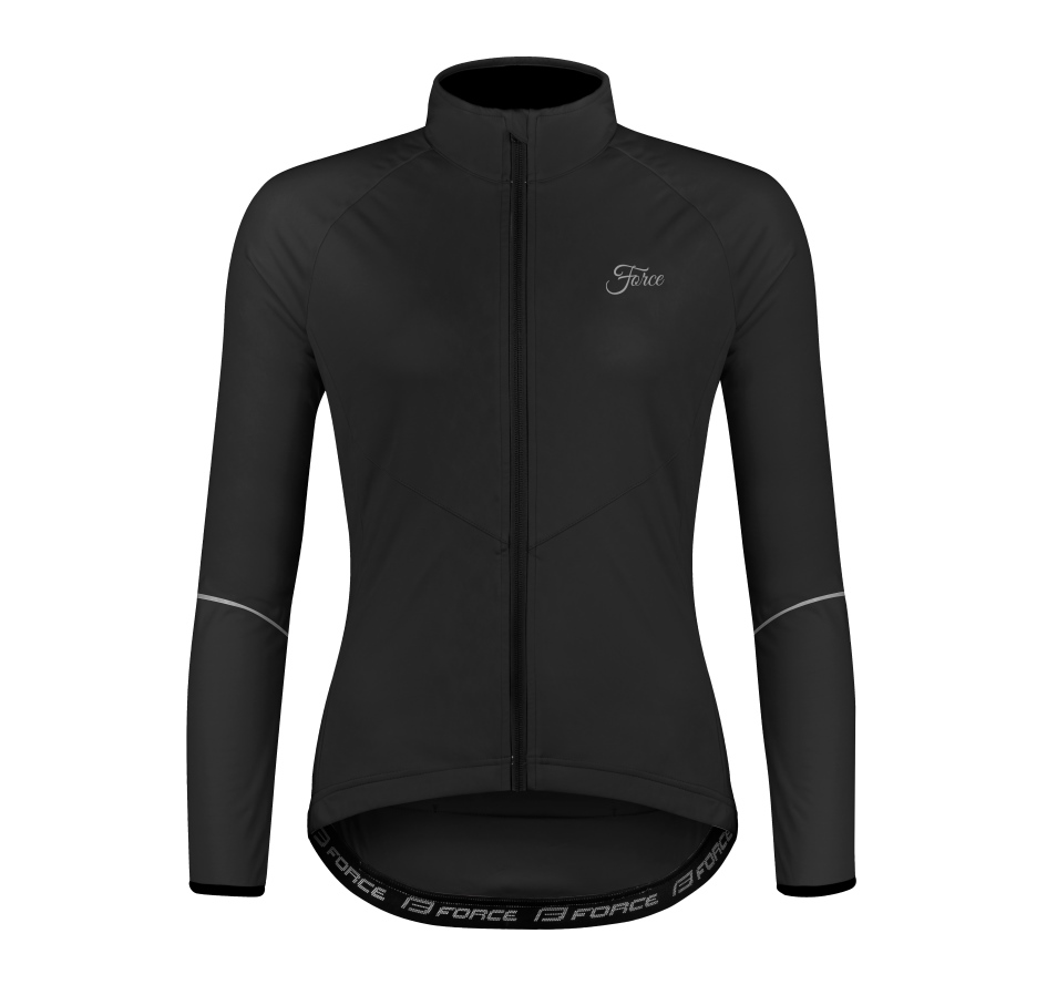 bunda FORCE ARROW LADY softshell, černá