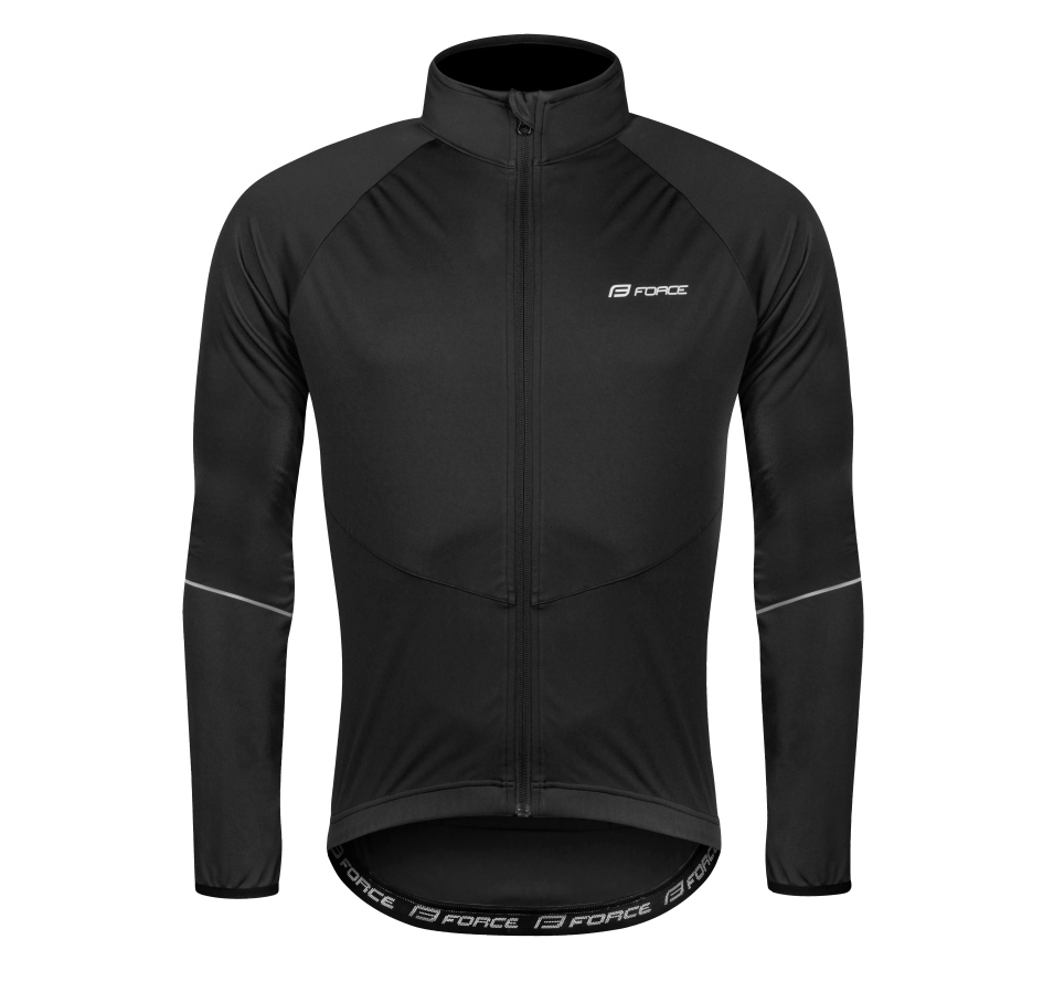 bunda FORCE ARROW softshell, černá