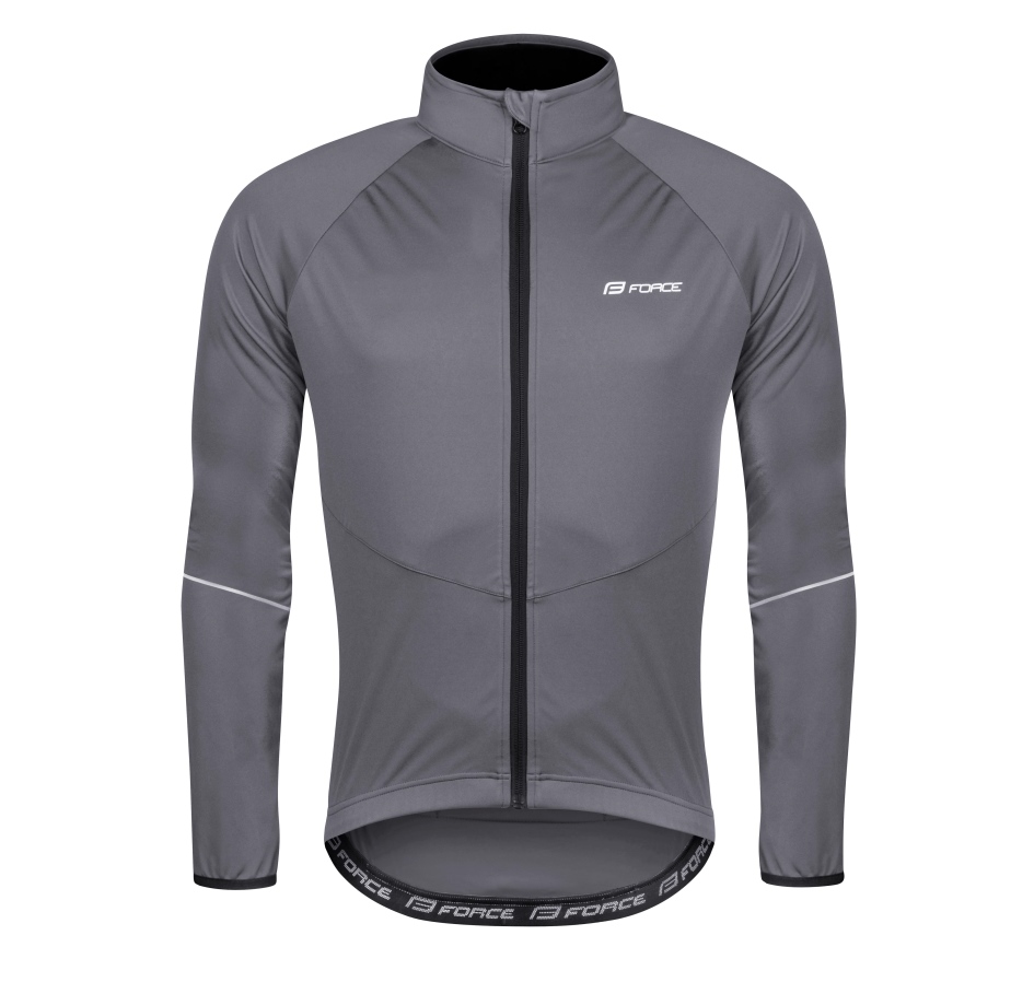 bunda FORCE ARROW softshell, šedá