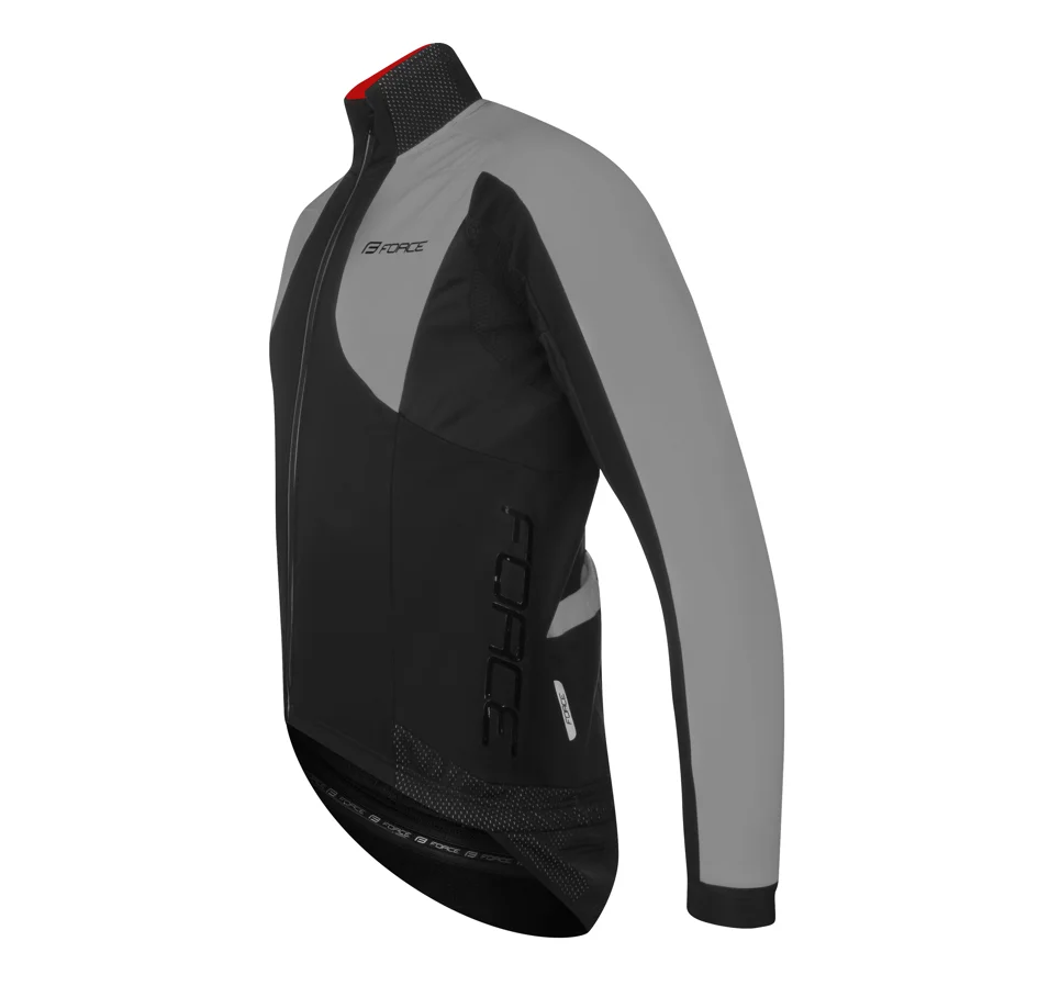 bunda FORCE X100 zimní, černo-šedá