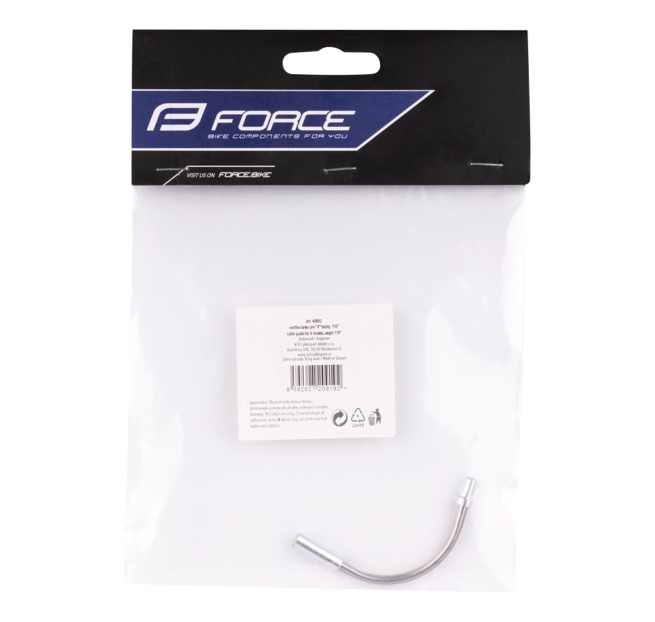 cable guide for V-brakes, angle 110°, separate