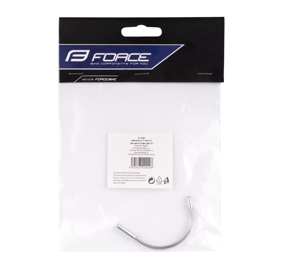 cable guide for V-brakes, angle 135°,separate