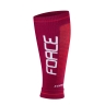 calf sleeves FORCE COMPRESS, claret-red