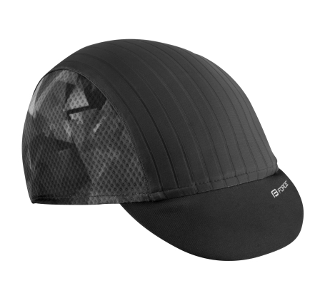 cap cycling with visor FORCE CORE,black-grey