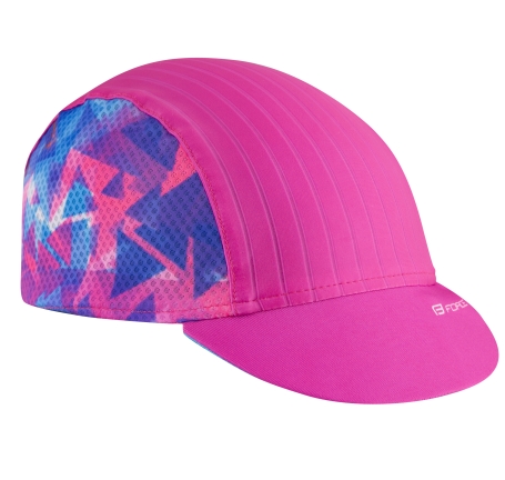 cap cycling with visor FORCE CORE,pink