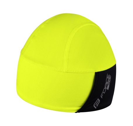 čepice pod přilbu FORCE SPLIT zateplená, fluo