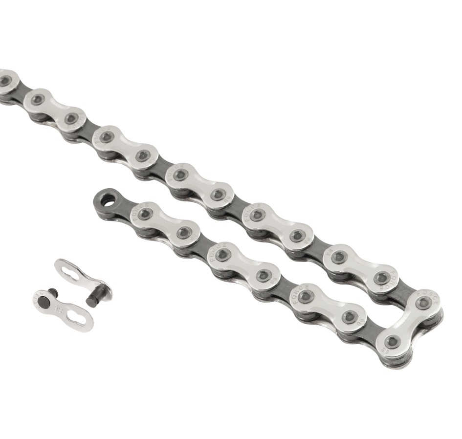 chain FORCE P9002 9sp.138 links,silver/dark silver