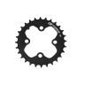 chain ring 28t AL, for crank FORCE TEN2.3+, black