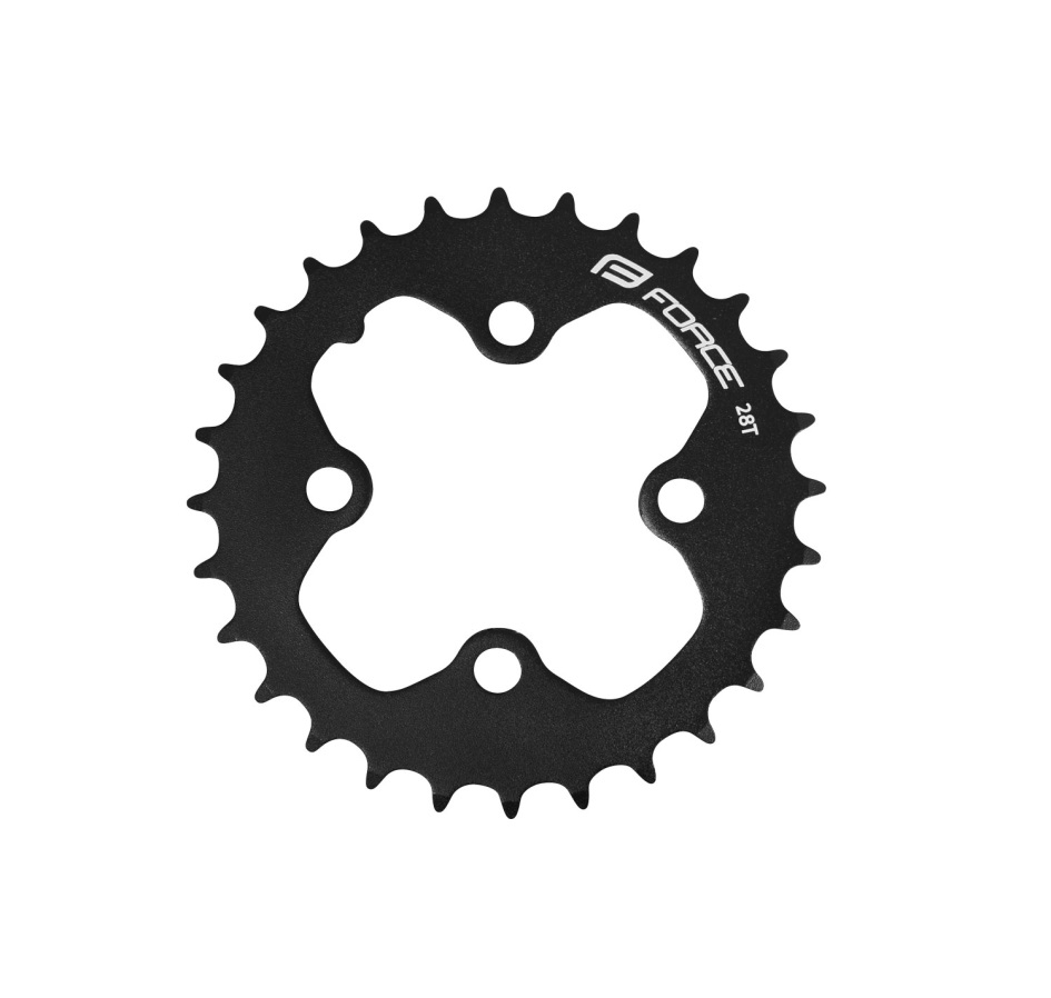 chain ring 28t AL, for crank FORCE TEN2.3+, black