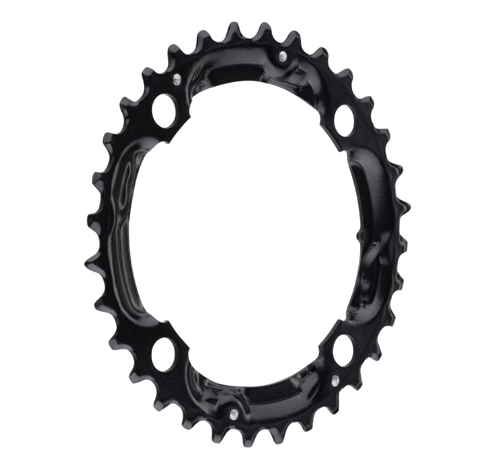 chain ring 32 teeth Cr-Mo,10s, black