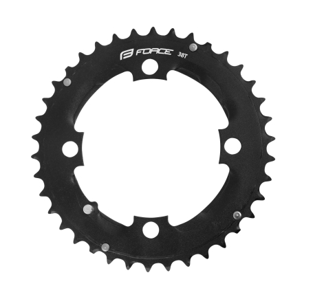 chain ring 38t AL, for crank FORCE TEN2.3+, black