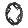 chain ring 44 teeth steel,9s, black