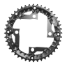 chain ring 44 teeth steel,9s, black