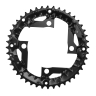 chain ring 44 teeth steel,9s, black
