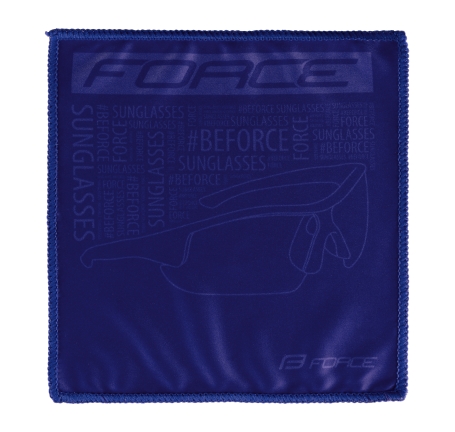 cleaning cloth FORCE for glasses, blue