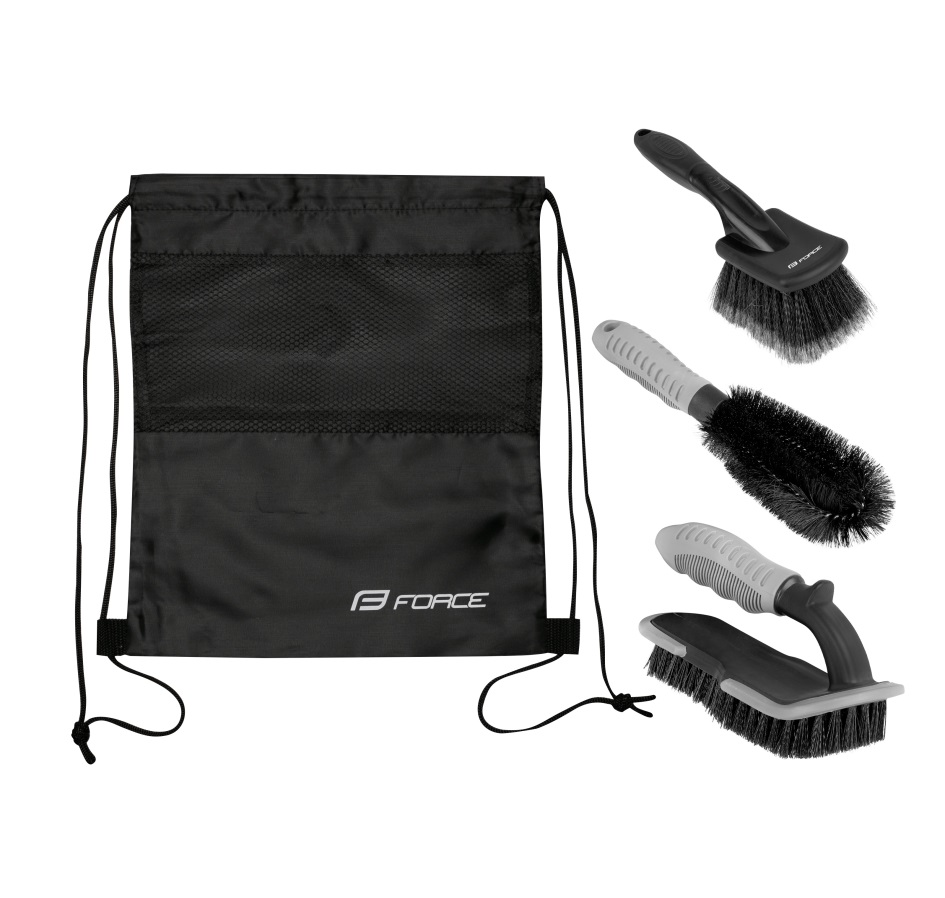 cleaning set FORCE ECO 3pcs, with bag in carton