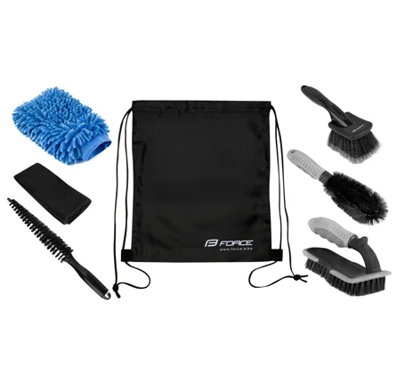 cleaning set FORCE PROFI 6pcs, with bag
