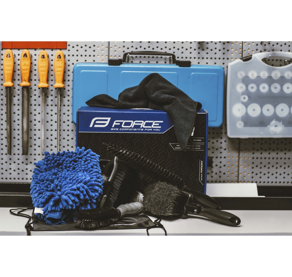 cleaning set FORCE PROFI 6pcs, with bag in carton