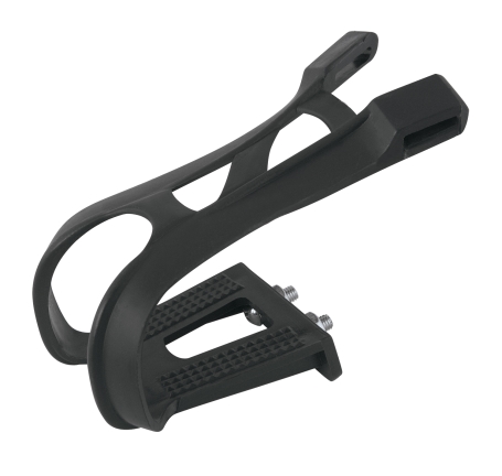 clips MTB plastic, black, packed with screws