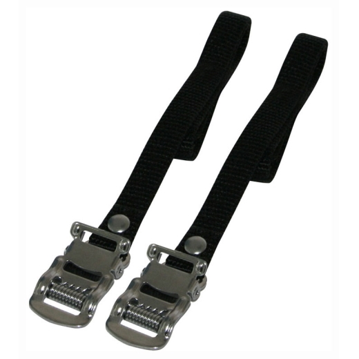 clips straps nylon, black