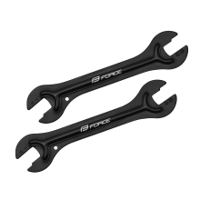 cone wrenches FORCE 2 pcs 13 - 15 / 14 - 16 black 