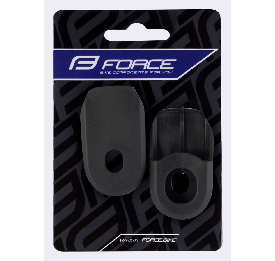 crank cover, rubber, black  packed