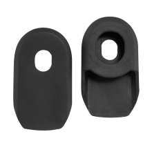 crank cover, rubber, black  packed