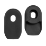 crank cover, rubber, black  packed